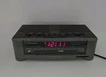 Vintage 1988 Emerson AK2745 Wood Grain Dual Alarm Clock Am Fm Radio Tested Works. Fixed Price $13.00.