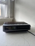 Vintage General Electric 7-4655B Am/fm Alarm Clock Green Led Works. Fixed Price $24.99.