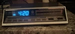 General Electric 7-4663A Electronic Touch Am/fm Alarm Clock Radio Vtg Works. Fixed Price $44.56.