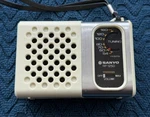 Vintage Sanyo Pocket Am Transistor Radio #rp 1250 W/original Box! Works!!. Fixed Price $25.00.