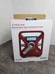 Eton FRX3+ Weather Radio & Portable Phone Charger Crank Solar Power Red New. Fixed Price $40.80.