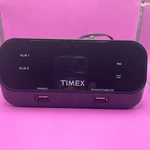 Timex T129 Rediset Dual Alarm Clock With Usb Charging Outlet. Fixed Price $10.00.