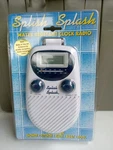 Premium 90'S Am/fm Splish Splash Shower Radio Water Resistant Brand New, Sealed. Fixed Price $19.95.
