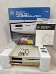 Vtg Ge Spacemaker Radio Cassette Model 7-4262 Partially Works Box Instructions. Fixed Price $25.00.