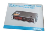 Vintage Antique Emerson Am Fm Led Digital Alarm Clock Radio. Fixed Price $24.95.