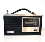 Vintage Sony 6F-16WA Am/fm Transistor Radio & Case Tested Works 1965 (?) Rare. Fixed Price $49.99.