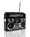 Dolphin SP-411BT Retrobox Portable Bluetooth Am/fm Radio & MP3 Speaker W/antenna. Fixed Price $34.99.