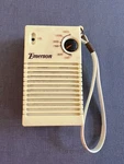 Vintage Emerson Am Model P3400B Transistor Pocket Radio Off-white Working. Fixed Price $19.99.