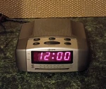 Gpx Model D505 Am/fm Alarm Clock Radio Ac/battery Backup 2000'S Grey Black. Fixed Price $25.00.