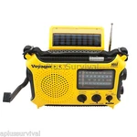 Yellow Kaito KA500 Voyager Solar Crank Battery Survival Radio Am Fm Shortwave. Fixed Price $59.99.