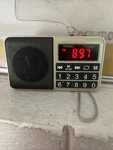 Mini Portable Am Fm Pocket Radio, Digital Prunus L-238SW. Fixed Price $20.00.
