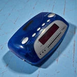 Vintage Timex Translucent Blue Nature Sounds Am/fm Alarm Clock Radio Working. Fixed Price $25.60.