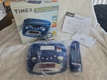 Vintage Timex Am/fm Alarm Clock Telephone T299L Blue 1980 S 1990 Retro. Fixed Price $69.95.