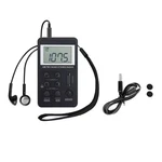 Mini Portable Am/fm Radio With Headphones & Lcd Screen Pocket Handheld. Fixed Price $16.91.
