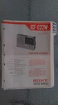 Sony ICF-C22W Service Manual Original Repair Book Digital Clock Radio. Fixed Price $19.98.