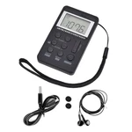 Fm/am Mini Radio Pocket Receiver Portable Digital Lcd Stereo Earphone Set Usb. Fixed Price $17.27.