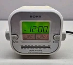 Sony Dream Machine ICF-C180 Fm Dual Alarm Clock Radio White Cube. Fixed Price $34.45.