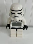 10" Tall Lego Star Wars Stormtrooper Minifig Figure Light Up Alarm Clock. Fixed Price $23.00.