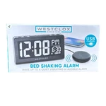 Westclox Dual Alarm Clock Vibrating Bed Shaker Usb Charging Extra Large Digits. Fixed Price $19.00.