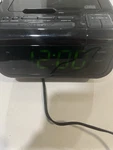 Onn Cd Clock Radio Alarm Am/fm Model ONA13AV502 Digital Display Tested Works. Fixed Price $12.79.