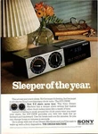 1981 Sony Dream Machine Clock Radio ICF-C55W Vintage Print Sleeper Wall Art. Fixed Price $16.97.
