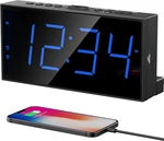 Digital Dual Clocks For Bedrooms,alarm With Battery Backup, Usb Port. Fixed Price $20.16.