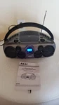 Akai CE2300 Cd Boombox Fm Radio Silver Black Color Not Working. Fixed Price $35.00.