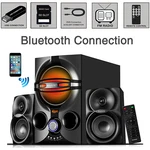 Boytone 2.1 Multimedia Bluetooth Speaker System, Sd Slot, Usb Port, Fm, Dj Light. Fixed Price $89.00.