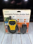 Oregon Scientific Emergency Portable Noaa Weather Radio Model WR601N Yellow. Fixed Price $15.00.