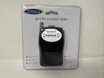Jensen MR-75 Am/fm Pocket Radio (black)-new. Fixed Price $9.99.