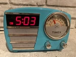 Timex Retro Am/fm Alarm Clock Blue Radio. 9V Battery Backup. Works Great! T247L. Fixed Price $23.00.