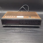 Vintage Emerson Alarm Clock Am/fm Radio Model No. RED5511B Plastic Walnut Style. Fixed Price $19.00.
