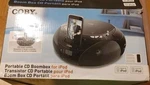 Coby CSMP142 Portable Cd Boombox For Ipod & Radio Tested Original. Fixed Price $35.55.