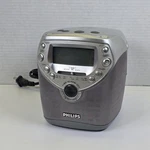 Philips Vintage Stereo Radio Cd Player Alarm Clock Silver AJ3950/17 Tested. Fixed Price $28.50.