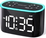 Loud Alarm Clock Fm Radio Heavy Sleepers 7 Color Night Light Usb Charger Timer. Fixed Price $29.99.
