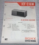 Sony ICF-C16W Fm/am Digital Clock Radio Original Service Manual Schematic M529. Fixed Price $27.95.