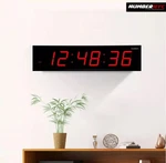 Ivation 24 Led Digital Time Bar Large Black Red Display Wall Clock With Remote. Fixed Price $99.99.