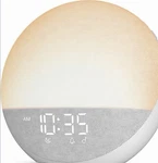 Sunrise Alarm Clock White Noise Machine: Natural Wake Up Light - Dimmable. Fixed Price $34.99.