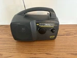 Freeplay Black Self Powered Am/fm Radio Solar Wind Up W/antenna. Fixed Price $25.00.