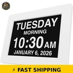American Lifetime 2026 Dementia Clock - Large Display, Custom Alarms. Fixed Price $98.99.