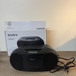 Sony CFD-S70 Cd Cassette Boombox Am/fm Radio Tested Works Great. Fixed Price $69.99.