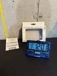 Ll Bean Night Finder Ii Digital Travel Alarm Clock ODCX6 Translucent Sapphire. Fixed Price $39.99.