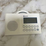 Sangean H202 Bluetooth Portable Am/fm Radio White Headphone Jack Audio Output. Fixed Price $37.15.