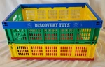 Vintage Rare Discovery Toys Consultant Collapsible Box Bin Crate Travel. Fixed Price $49.99.