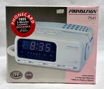 New Soundesign Model 7541 Telephone Clock Radio Am/fm Alarm Nib Nos. Fixed Price $65.55.