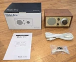 Tivoli Audio Henry Kloss Model One Am/fm Table Radio + Aux Walnut Beige In Box. Fixed Price $75.00.