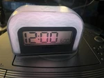 Rare Timex T105W(WHITE) Color Change Alarm Clock Works Great. Fixed Price $25.00.