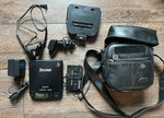 Vintage Sony Discman D-121 Cd Compact Portable Player W/ Charger, Case, Car Kit. Fixed Price $65.00.