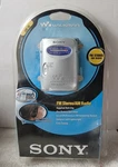 Sony SRF-59 Walkman Fm/am Stereo Headphones High Performance Radio Silver Sealed. Fixed Price $127.99.