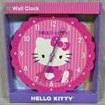 Hello Kitty Wall Clock Kids Nursery Bedroom Pink White Cat Sanrio Friends 2013. Fixed Price $39.95.